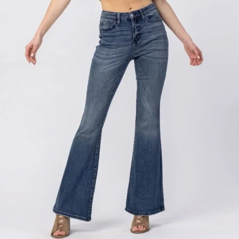 Judy Blue Boot Cut Jeans 16W Vintage Wash JB88148 Stretch Denim Mid Rise Bootcut